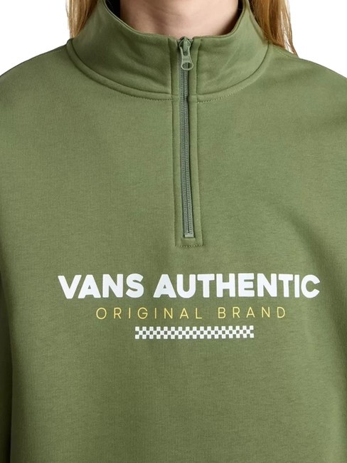 VANS SPORT Sweat col montant olivines - Pulls molletonnés