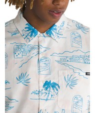VANS DAVISTA Chemise en coton &agrave; manches courtes Guimauve - Chemises pour hommes - 3