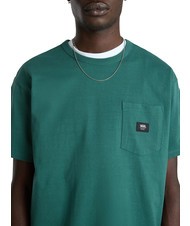 VANS OFF THE WALL II POCKET T-shirt en coton avec poche bistrot vert - T-shirt - 3