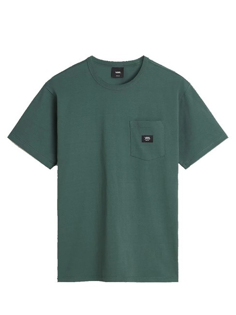 OFF THE WALL II POCKET T-shirt en coton avec poche bistrot vert - T-shirt
