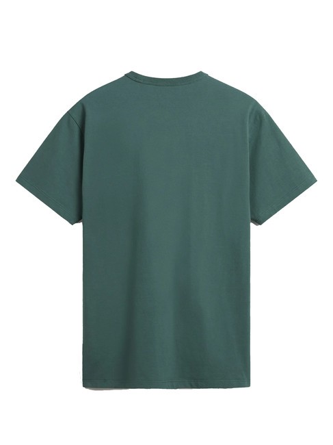 OFF THE WALL II POCKET T-shirt en coton avec poche bistrot vert - T-shirt
