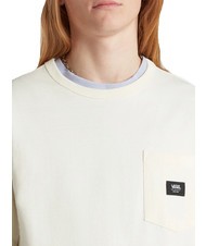 VANS OFF THE WALL II POCKET T-shirt en coton avec poche blanc antique - T-shirt - 3
