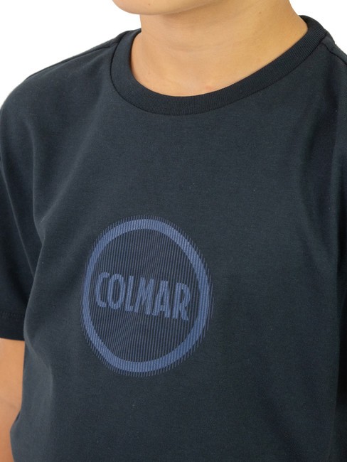 FRIDA KIDS T-shirt en coton avec logo bleu marine - Tee-shirt enfant