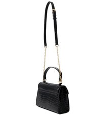 LOVE MOSCHINO SHINY CROCO Sac à main, avec bandoulière Noir - Sacs pour Femme - 2