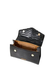 LOVE MOSCHINO SHINY CROCO Sac à main, avec bandoulière Noir - Sacs pour Femme - 4