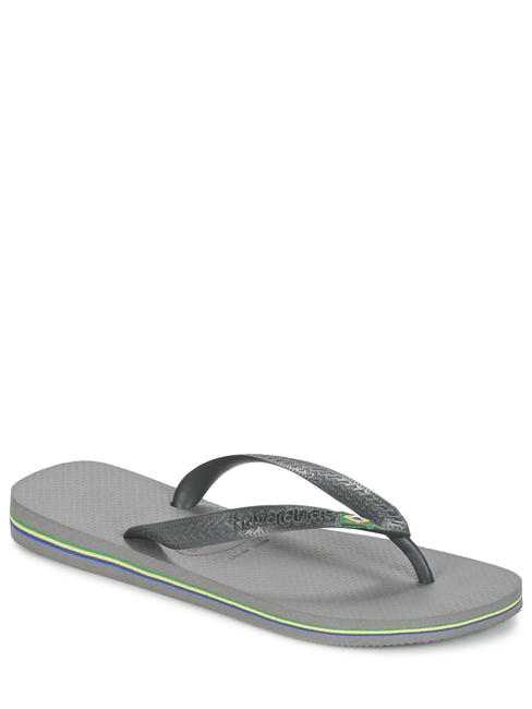  Tongs BRASIL LOGO acier / gris - Chaussures unisexe