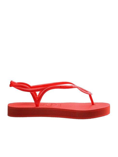 LUNA FLATFORM Sandale tongs à plateforme saumon - Chaussures Femme
