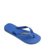 HAVAIANAS BRASIL LOGO NEON Tongs bleu étoile/bleu étoile - Chaussures unisexe - 3