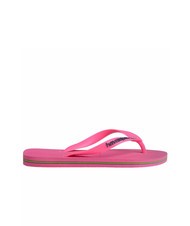HAVAIANAS BRASIL LOGO NEON Tongs flux rose/flux rose - Chaussures unisexe - 2