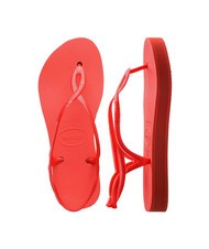 HAVAIANAS LUNA FLATFORM Sandale tongs à plateforme saumon - Chaussures Femme - 4