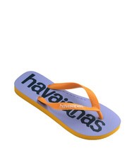 HAVAIANAS TOP LOGOMANIA 2 Tongs jaune pop - Chaussures Femme - 3