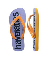 HAVAIANAS TOP LOGOMANIA 2 Tongs jaune pop - Chaussures Femme - 4