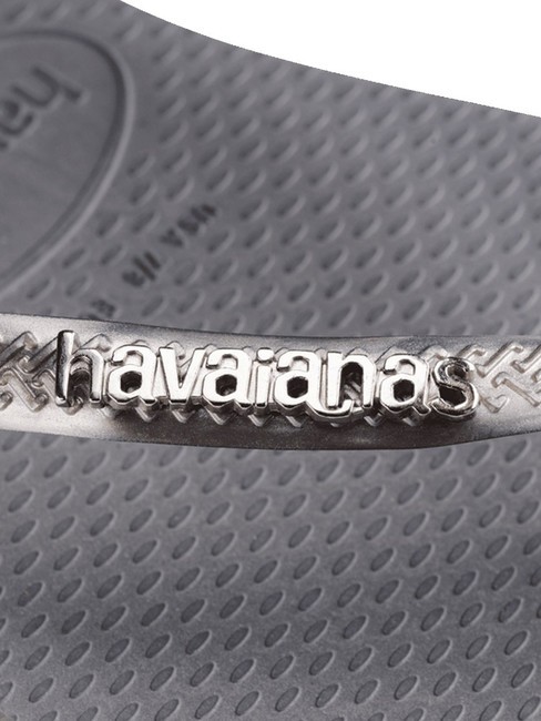 SLIM LOGO Tongs acier / gris - Chaussures Femme