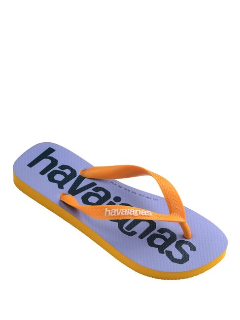 TOP LOGOMANIA 2 Tongs jaune pop - Chaussures Femme