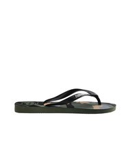 HAVAIANAS tongs TOP CAMU vert olive/noir - Chaussures unisexe - 2