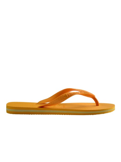  Tongs BRASIL LOGO jaune pop - Chaussures unisexe