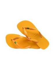 HAVAIANAS  Tongs BRASIL LOGO jaune pop - Chaussures unisexe - 6