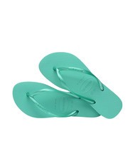 HAVAIANAS Tongs HAVAINAS SLIM vert virtuel métallisé - Chaussures Femme - 4