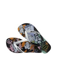 HAVAIANAS DISNEY STYLISH Tongs noir/blanc/noir - Chaussures unisexe - 6