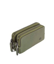 PIQUADRO BLACK SQUARE Mini pochette en cuir VERT - Étui pour tablette & Organiseur - 2