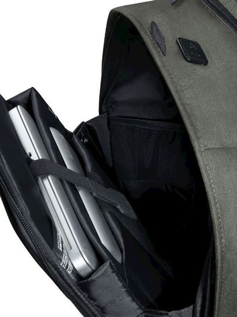 Sac à dos SECURIPAK, avec système antivol, sac pour ordinateur portable 15.6" feuillage vert - Sacs à dos pour ordinateur portable