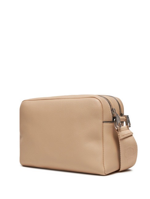 CK JEANS OVER WEBBING  Mini sac &agrave; bandouli&egrave;re sable &agrave; porcelaine - Sacs pour Femme