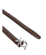 CALVIN KLEIN DAILY Ceinture en cuir croco de laboratoire de chocolat - Ceintures - 2