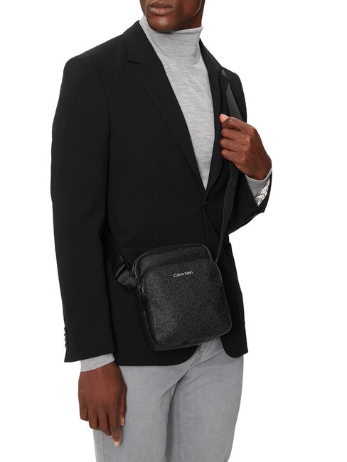 MUST  Sac pour hommes noir rouge - Sacs en Bandouli&egrave;res pour Homme