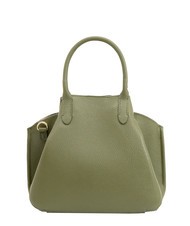 LESAC ALICE Sac à main en cuir avec bandoulière olive - Sacs pour Femme - 3
