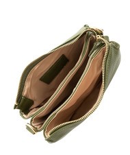 LESAC SIMONA Sac porté épaule en cuir Tris Dollar olive - Sacs pour Femme - 5