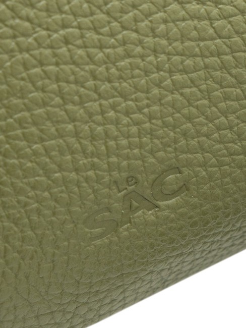 SIMONA Sac porté épaule en cuir Tris Dollar olive - Sacs pour Femme