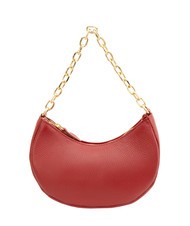 LESAC GIUDITTA Sac hobo en cuir avec chaîne rouge - Sacs pour Femme - 3