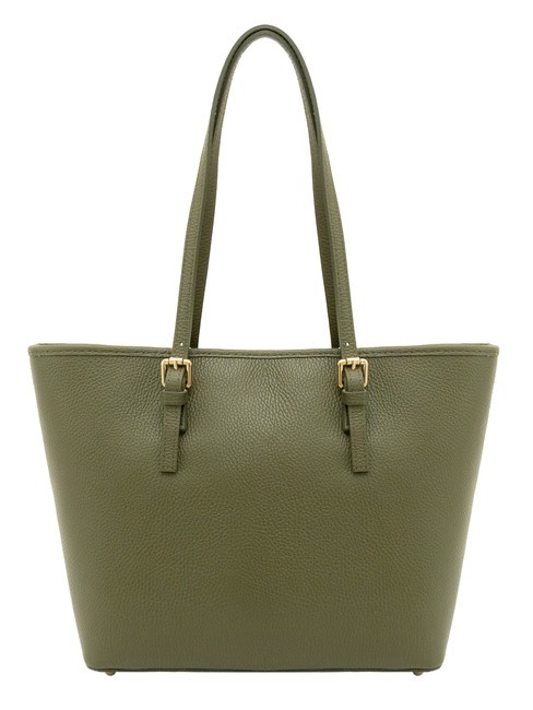 CHIARA Sac cabas en cuir Dollar olive - Sacs pour Femme