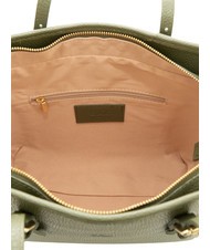 LESAC CHIARA Sac cabas en cuir Dollar olive - Sacs pour Femme - 6
