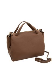 LESAC FRESIA Sac &agrave; main, avec bandouli&egrave;re, en cuir br&ucirc;l&eacute; - Sacs pour Femme - 2