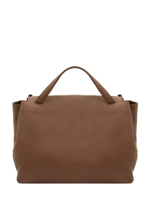 FRESIA Sac &agrave; main, avec bandouli&egrave;re, en cuir br&ucirc;l&eacute; - Sacs pour Femme