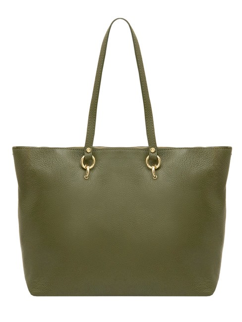 VIOLA  Sac cabas en cuir olive - Sacs pour Femme