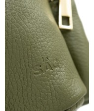 LESAC VANESSA Sac à dos en cuir Dollar olive - Sacs pour Femme - 7