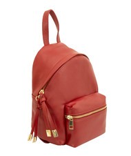 LESAC VANESSA Sac à dos en cuir Dollar rouge - Sacs pour Femme - 2