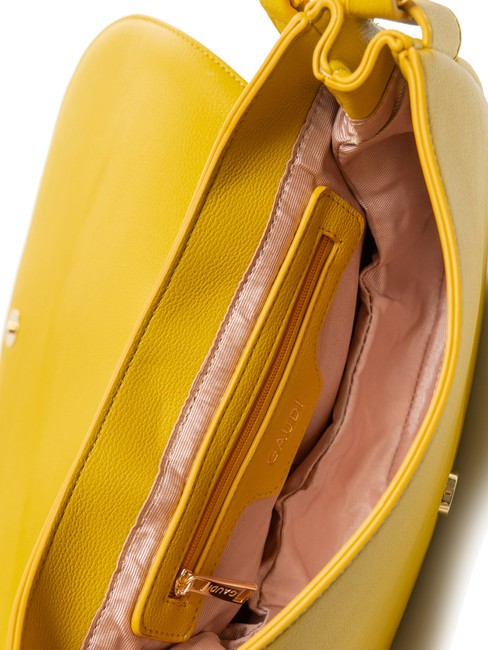 CLAUDIE Sac bandoulière avec bandoulière jaune - Sacs pour Femme