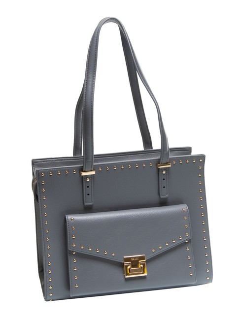 CAMILLA Sac cabas avec clous gris - Sacs pour Femme