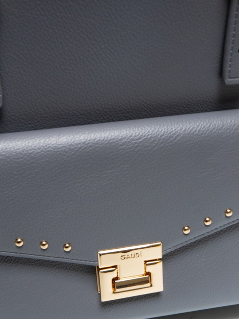 CAMILLA Sac cabas avec clous gris - Sacs pour Femme