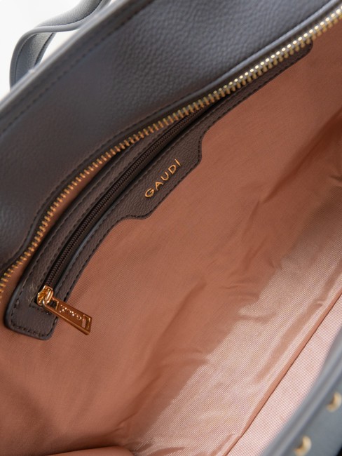 CAMILLA Sac cabas avec clous gris - Sacs pour Femme