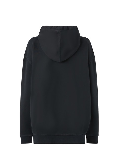 BASSANI Sweatshirt à capuche limousine noire - Sweat-shirts pour femmes