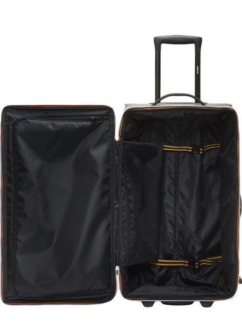 BLOSSAC  Chariot &eacute;tanche moyen vert noir&acirc;tre/noir pur - Valises Semi-rigides