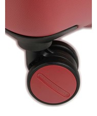 MANDARINA DUCK Chariot LOGODUCK +, grande taille extensible rouge min&eacute;ral - Valises Rigides - 6