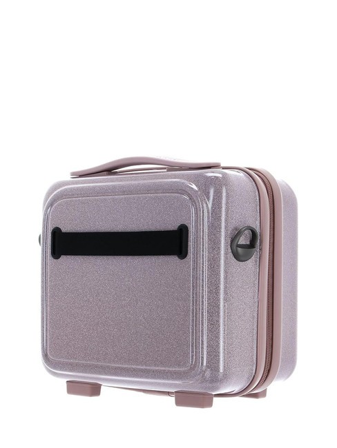 LOGODUCK + Trousse de beauté rigide roses scintillantes - Trousses