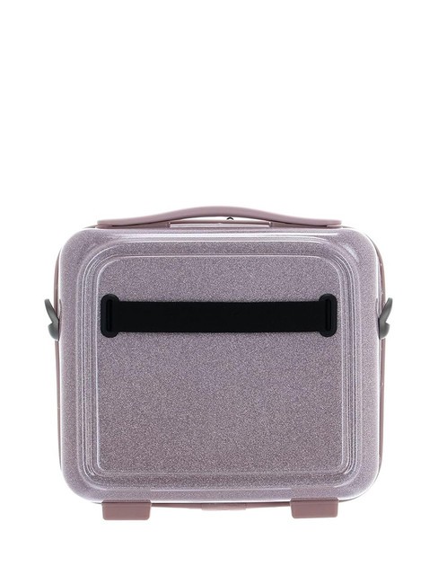 LOGODUCK + Trousse de beauté rigide roses scintillantes - Trousses