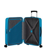 AMERICAN TOURISTER REJOY Chariot de taille moyenne bleu azur - Valises Rigides - 2