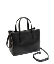 COCCINELLE SWAP Sac &agrave; main en cuir martel&eacute; Noir - Sacs pour Femme - 2